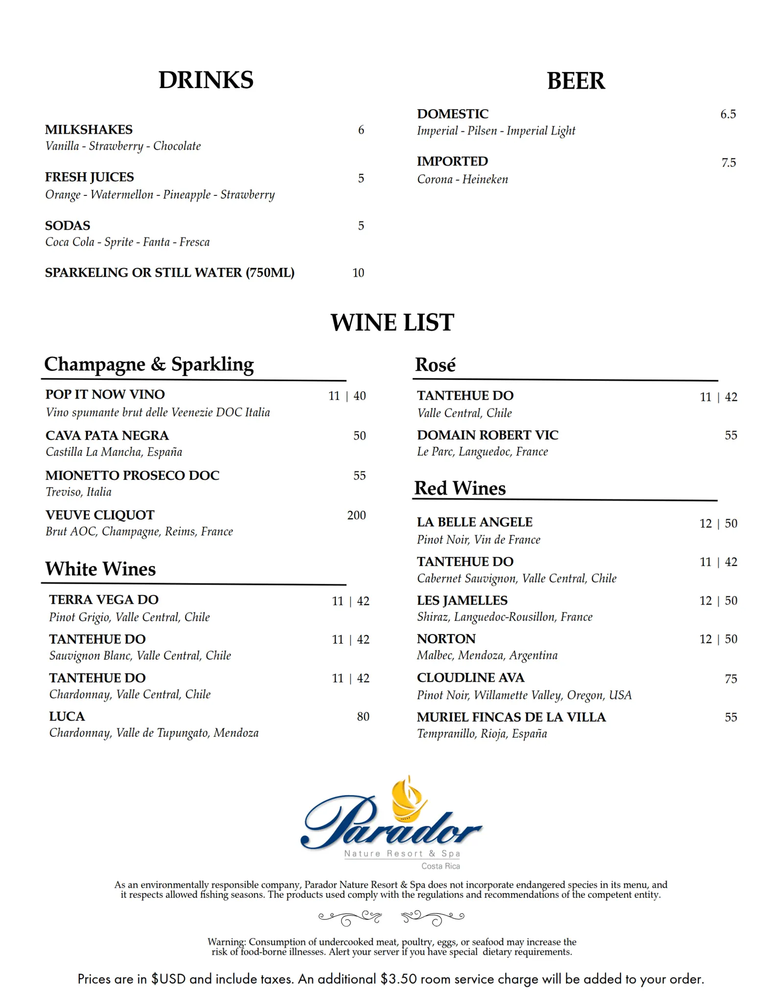 Room Service page 3 English