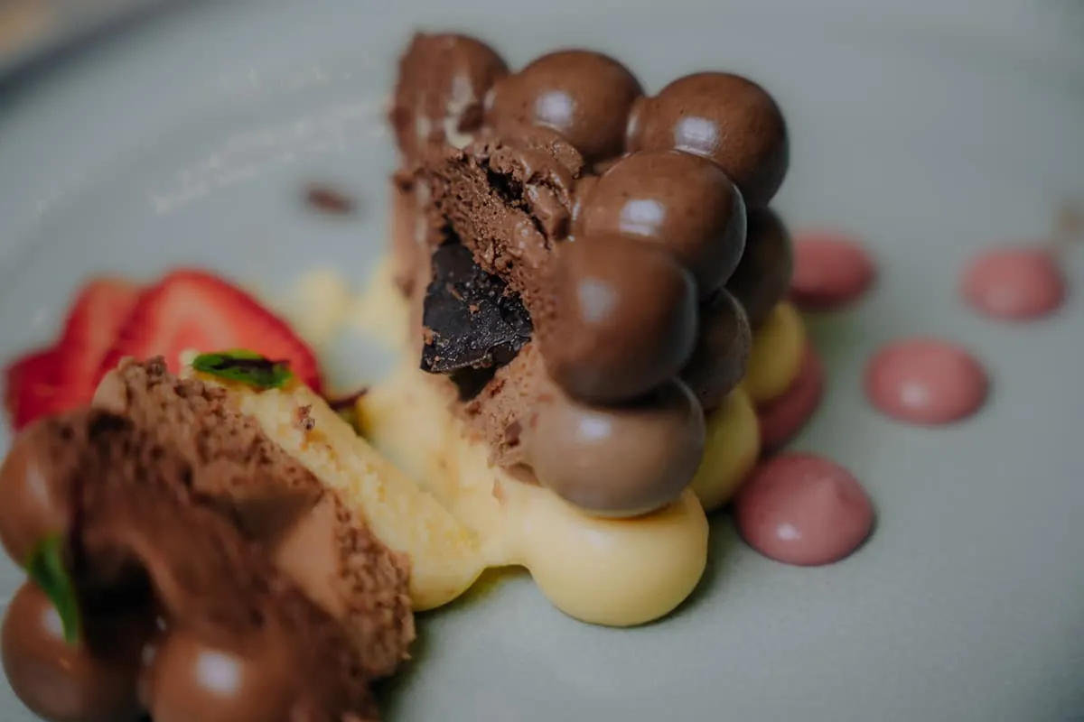 Postre en Parador Nature Resort