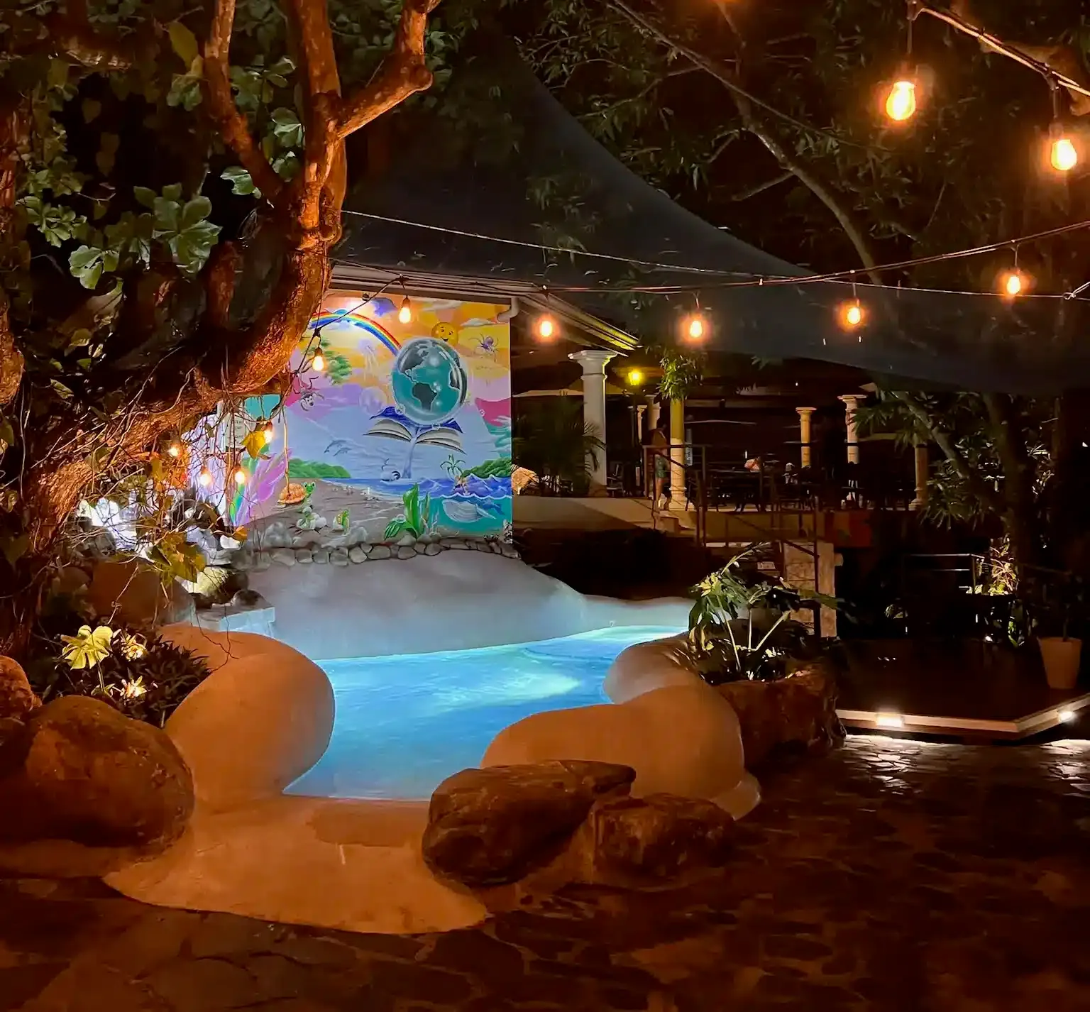 Kids Pool at night