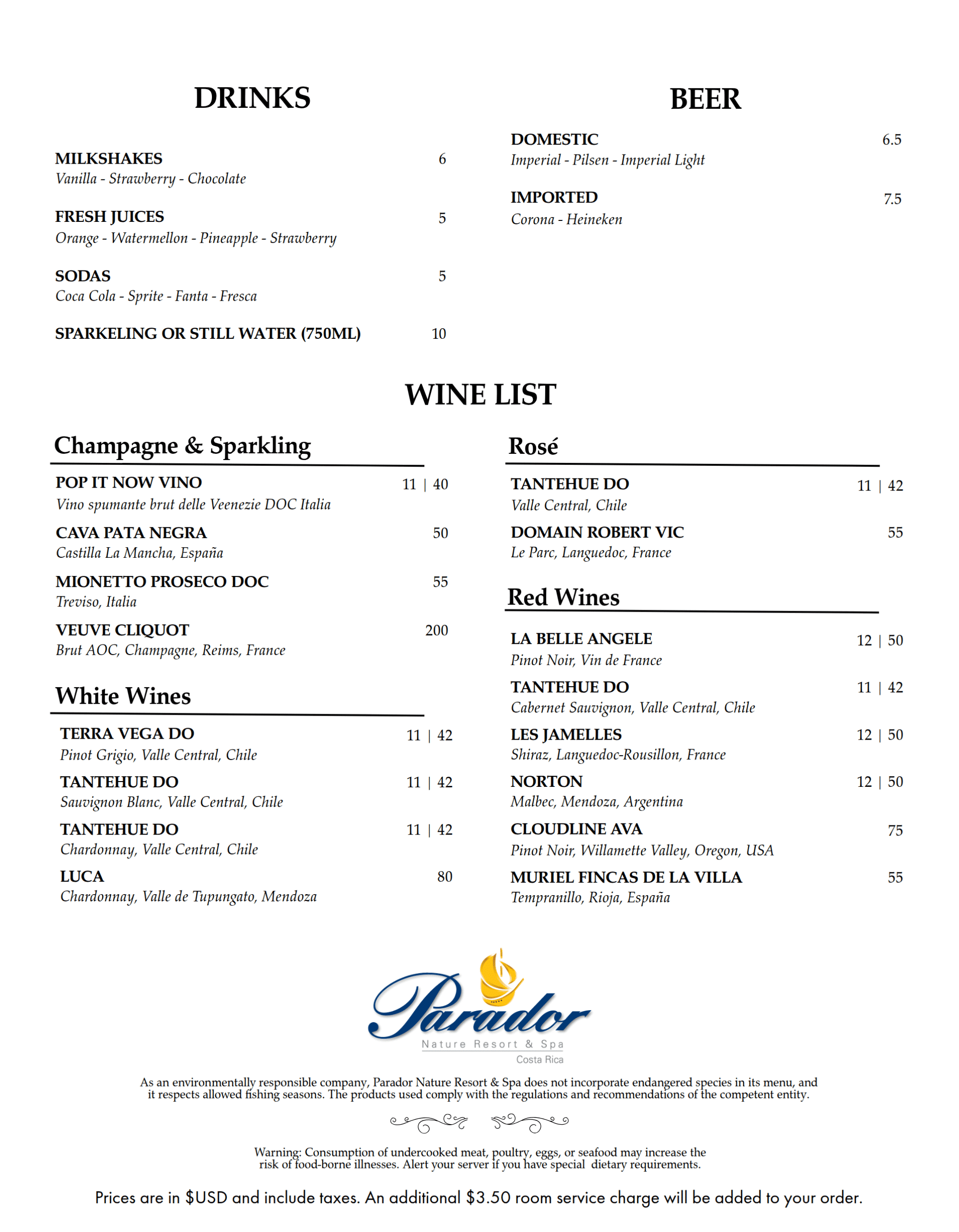 Room Service page 3 English