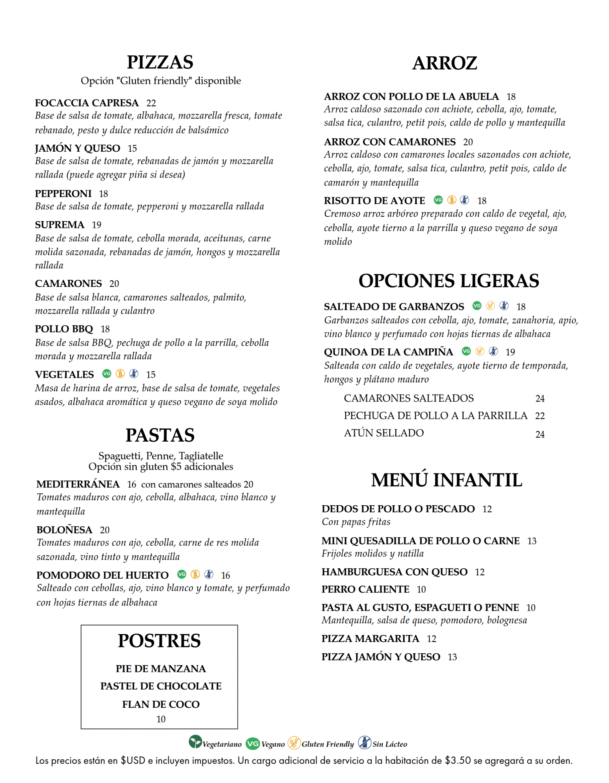 Room Service Español pagina 2