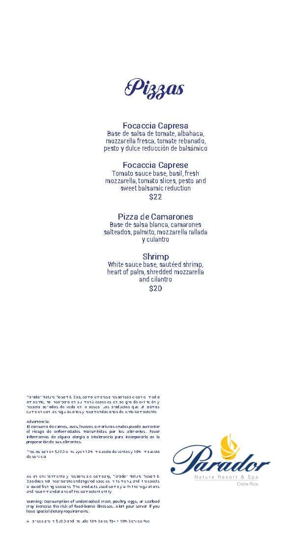 Bar Don Juan Tapas Menu