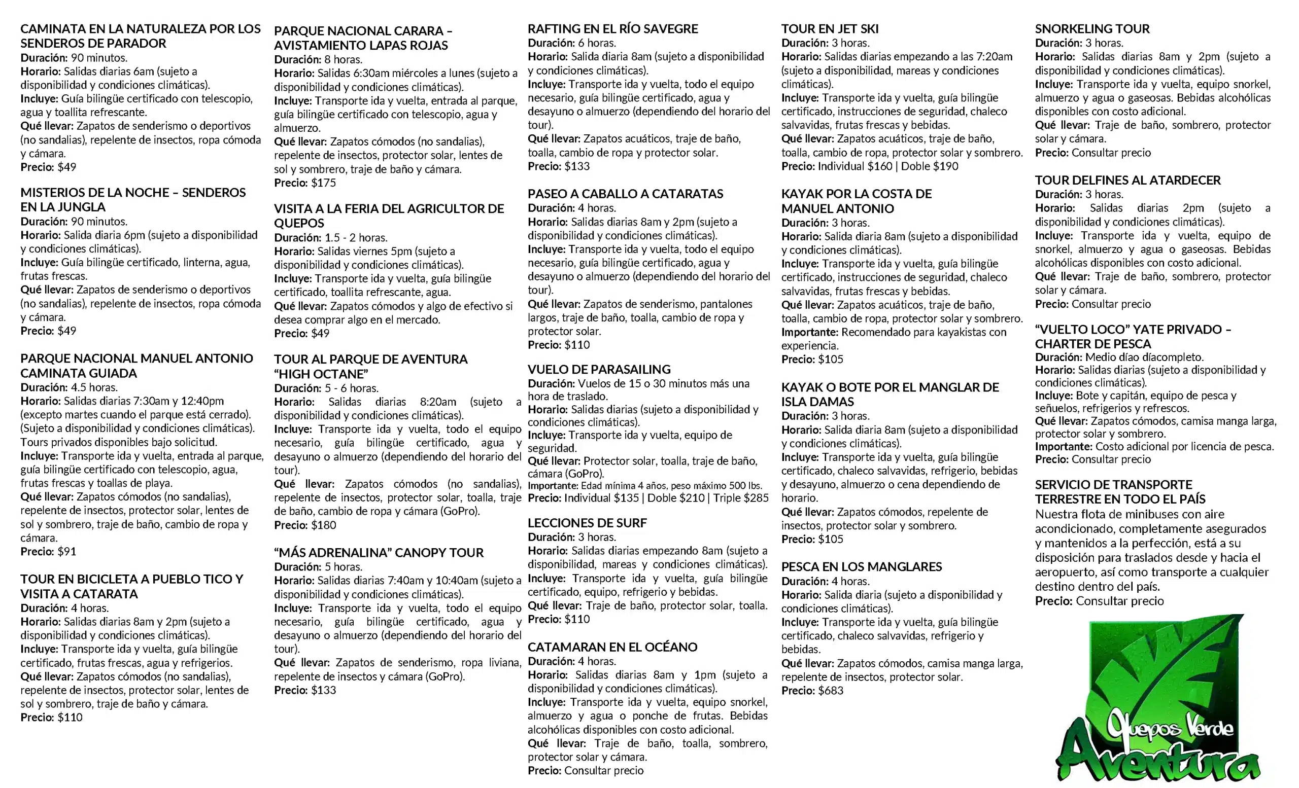 QVA Pricing Español